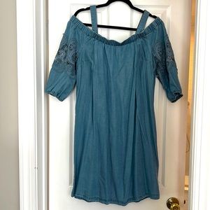 Chicos Washed denim dress